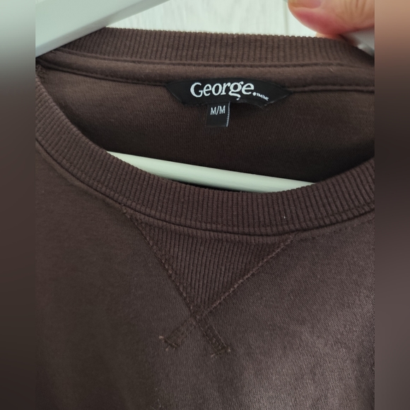 3/$20💗George Men's Grey Sweater Size M - Picture 3 of 4